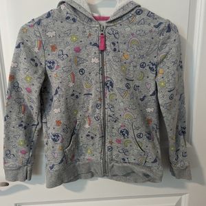 Girls cat and Jack zip hoodie